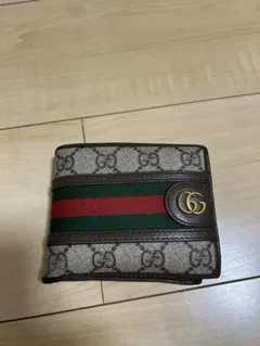 GUCCI GGパターン 二つ折り財布