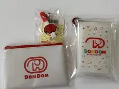 未開封　ドムドムバーガー　どむぞうくん　コインパース　クリアケース　キーホルダー