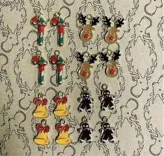 クリスマス アクセサリーパーツ 各4枚 全16枚セット 12月31日まで