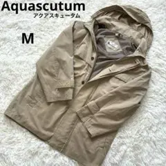 Aquascutum アクアスキュータム　フード付き　コート　ベージュ