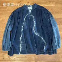 琉球藍染長袖 プルオーバーシャツ UNIQLO (値下げ中❗️) - メルカリ