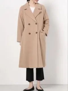 NANO universe ウールビーバーラグランチェスターコート