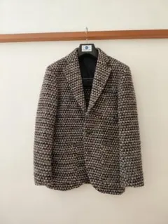 未使用級【最小サイズ】ボリオリ アルパカツイードジャケットRETFORD 未使用級【最小サイズ】ボリオリ アルパカツイードジャケットRETFORD