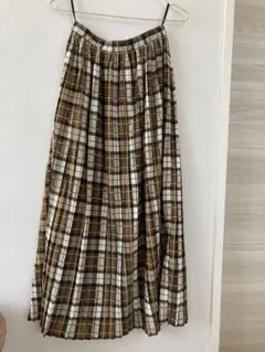 チェックスカート　PAGEBOY