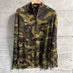 パーリーゲイツ　カモフラ　迷彩　ニット　ニコちゃん