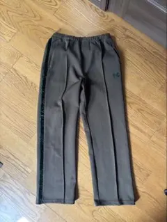 Needles トラックパンツ ブラック パープル FK194 swag Needles トラックパンツ ブラック パープル FK194 swag - メルカリ