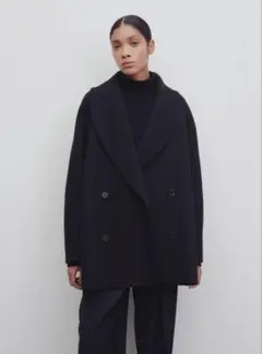 THE ROW ザロウ Eoris ジャケット コート カシミヤ XS ブラック - メルカリ