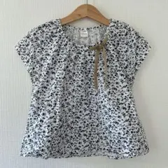 ◎ 匿名配送　花柄　ブラウス　テータテート　110 女の子服　子供服