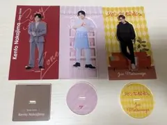 中島健人 CD7枚　アクリルスタンド4点　ぷっくりシール　Nbiasカードセット まって‼️ #IDOL1ST ツアーグッズ！？ 中島健人くんのぷっくりシール激