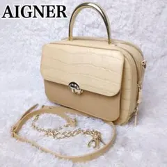 【希少】AIGNER アイグナー ショルダーバッグ Crossbody Bag