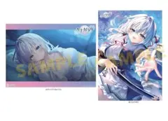 【新品】サヤガタリ アクリルパネル B2マルチクロス 缶バッジ アニメイト限定