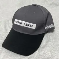 SoftBank Hawks キャップ グレー ブラック
