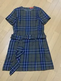 【お値下げ美品！】ウエストひだが可愛い！ヨークランドワンピース