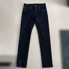 ダークブルー ストレートデニム　GU ズボン　パンツ