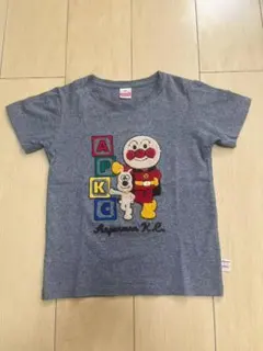 アンパンマン Tシャツ グレー 立体 半袖 120 【美品】のサムネイル