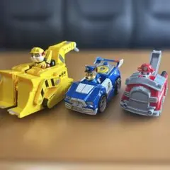 パウ・パトロール 変形 車両3点セット