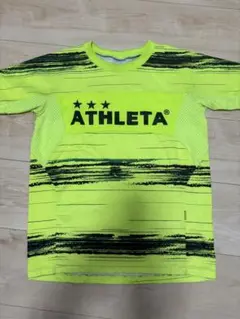 ATHLETA プラクティスシャツ 蛍光イエロー　140cm