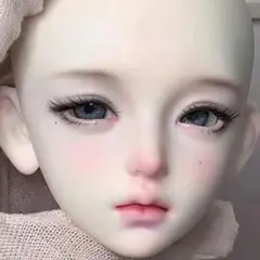 BJD 1/4 인형 머리 메이크업 된 아이 포함 3 색 선택 가능 소녀