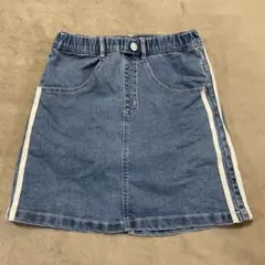RiCO SUCREリコシュクレ　Mサイズ　キッズ　デニムスカート　キュロット