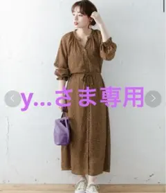 URBAN RESEARCH Sonny Label 楊柳ドットワンピース