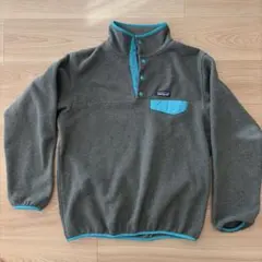 Patagonia Synchilla snapT M グレー/Tブルー