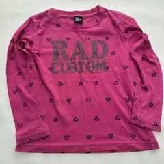 RAD CUSTOM ピンク Tシャツ 110 女の子かわいい　子供服