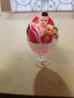 キモカワベビーミニチュアパフェ ミニチュアスイーツ ハンドメイド 