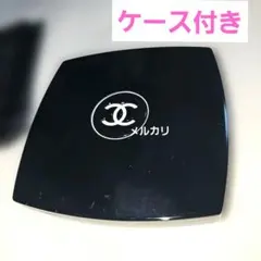 美品 CHANEL 両面ミラー ケース付き ブラックのサムネイル