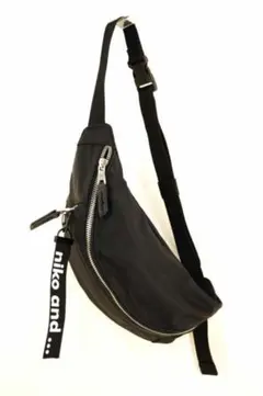 niko and ... ブラック ボディバッグ