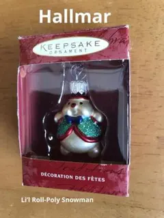 クリスマス　オーナメント　スノーマン　ホールマーク