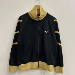 【R1003】 PUMA トラックジャケット サイズL ブラック 黒