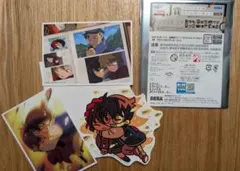 名探偵コナン メモリアルカット一番くじ　J賞ブロマイド＆ステッカーセット