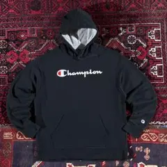 champion チャンピオン プルオーバー パーカー ブラック XL