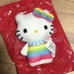 マクドナルド　ハローキティ　ぬいぐるみ　レインボー ハッピーセット