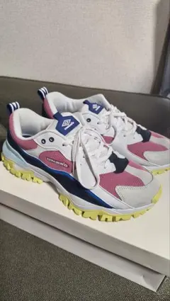 UMBRO BUMPY スニーカー JP 29.0 ピンク/イエロー