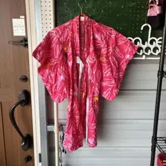 №384さくらんぼ柄ピンク浴衣