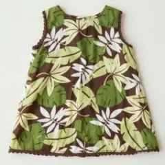 babyGap ベビーワンピース 70cm ボタニカル柄 薄手生地