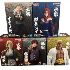 NARUTO フィギュア 3種セット 雷影 綱手 我愛羅 - メルカリ