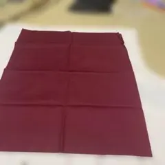 綿生地　紅色/約幅88cm×縦50cm
