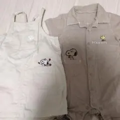 スヌーピーー ロンパース 80cm