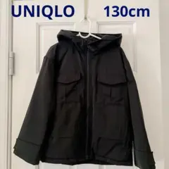 ユニクロ ホワイトマウンテニアリングコラボ　ウォームパデットパーカ　130cm