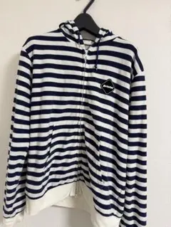 F.C.Real Bristol ボーダー ジップパーカー M