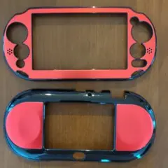 PS Vita2000(PCH-2000)専用アルミプレートケース(レッド