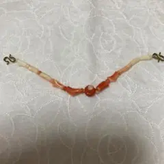 珊瑚 羽織紐　枝珊瑚 天然石 和装小物