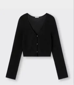 GU シアークロップドカーディガン