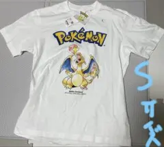 ポケモン UT グラフィックTシャツ リザードン ホワイト S