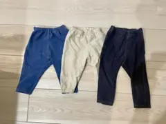 春夏　ユニクロ　ベビー レギンス 3枚セット 80サイズ