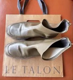【超美品】Le Talon ブーツ ショートブーツミディアムブーツオシャレカラー