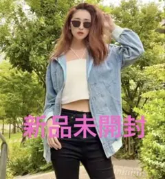 ラインデザインデニムジャケット