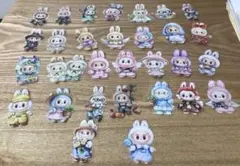 ③ラブブ♡可愛い透明シール30枚